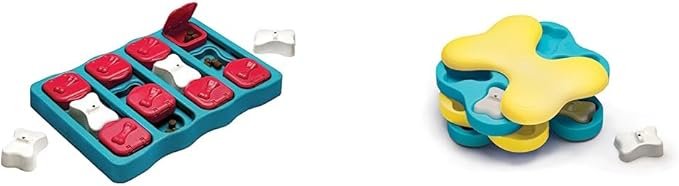 CLICK HERE. AMAZON'S CHOICE. Nina Ottosson by Outward Hound - Interactive Puzzle Game Dog Toys