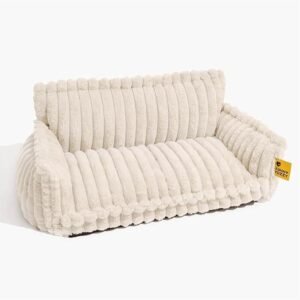 Dog Necessities For Your Home 13 CLICK HERE Dog Bed for Medium Large Dogs - Orthopedic Dog Sofa with Removable Washable Cover and Anti-Slip Bottom, Supportive Foam Pet Couch Bed(White,XL)