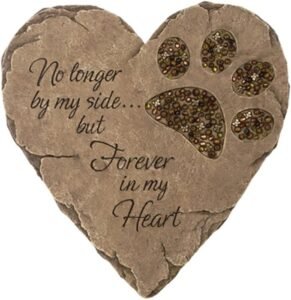 BEADWORK GARDEN STEPPING STONE - PET FOOTPRINT