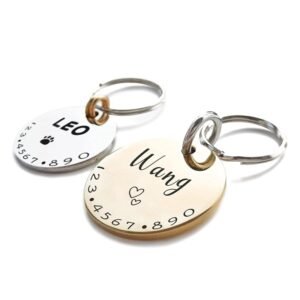 CLICK HERE. Cats Dogs ID Tags Personalized Lovely Symbols Pets Collar Name Accessories Simple Custom Engraved Products for Extra Small Four Legged Child Necklace Chain Anti-Lost Shiny Stainless Steel Charm