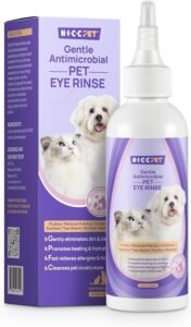 CLICK HERE. AMAZON'S CHOICE. ANGELS' EYES Gentle Tear Stain & Pet Eye Wipes for All Dogs & Cats Textured Grooming Wipes Remove Discharge & Mucus, Reduce Tear Stains, Hypoallergenic with Aloe & Chamomile, 100ct