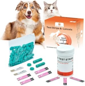 CLICK HERE. 50 Test Strips for Pet Control HQ Blood Sugar Glucose Monitor System - Dog and Cat Glucose Monitoring