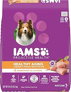 Best Elderly Dog Food - Recommended By Vets 14 CLICK HERE. VET PICK: AFFORDABLE ALL AROUND. IAMS Proactive Health Senior Dog Food Healthy Aging Dry Dog Food with Real Chicken