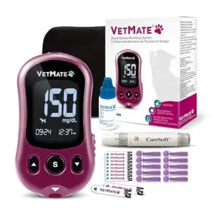 a purple glucose monitor for pets