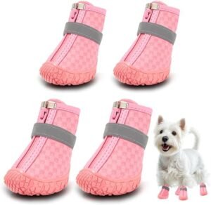 Dogs Need Shoes Too! 9 CLICK HERE. Waterproof Dog Boots Paw Protector for Hot Pavement Winter Snow, Dog Booties with Reflective Strips Rugged Anti-Slip Sole for Hardwood Floors Outdoor Walking