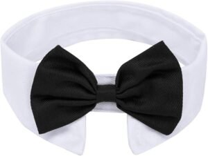 CLICK HERE. ZTON Handcrafted Adjustable Formal Pet Bowtie Collar Neck Tie for Dogs & Cats