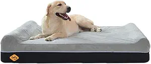 CLICK HERE. Orthopedic Memory Foam Dog Bed PillowDurable Water Proof Liner & Removable Washable Cover & Smart Design