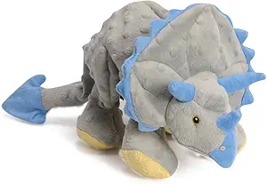 CLICK HERE. AMAZON'S CHOICE. goDog Dinos Frills Squeaky Plush Dog Toy, Chew Guard Technology