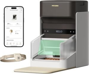 CLICK HERE. Upgraded RFID Automatic Cat Feeder, 5G Wi-Fi Automatic Pet Feeder, 3L Auto Cat Feeder App Control with Light Collar Tag, Tag Activated One Automatic Cat Food Dispenser 1-10 Meals Control