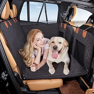 CLICK HERE. AMAZON'S CHOICE. Back Seat Extender,Dog Seat Cover for Back Seat,Hard Bottom Car Seat Cover for Dogs,Dog Hammock for Car,Back Seat Pet Cover for Dogs(Black)