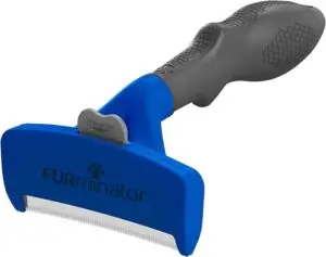 FURminator Undercoat Deshedding Tool – Say goodbye to loose fur! This brush is a must-have for dogs and cats who shed. It removes undercoat hair without damaging the topcoat, keeping your home fur-free.