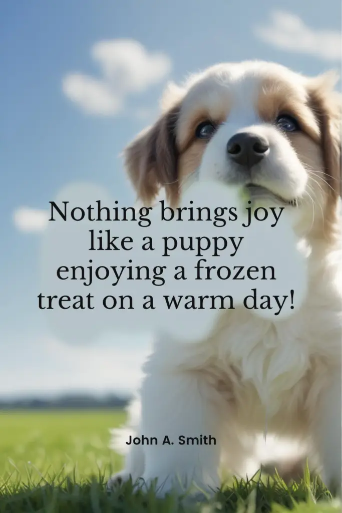 homemade frozen dog treats