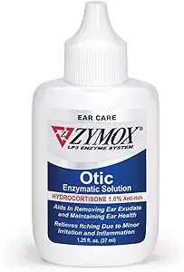 Zymox Ear Solution with Hydrocortisone – Helps with ear infections and irritation, especially for pets prone to ear issues.