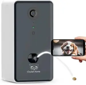 Pet Camera with Treat Dispenser/Tossing for Dogs/Cats, Smart Dog/Cat Camera
