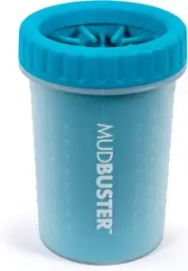 blue dog paw cleaner found on amazon