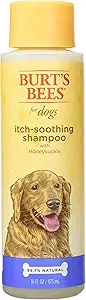 Burt’s Bees Itch-Soothing Shampoo for Dogs – one of the best products for dogs with allergies, made with natural honeysuckle to gently calm irritated, itchy skin. 97% natural formula ideal for sensitive pups.